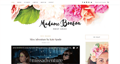 Desktop Screenshot of madamebonbon.com.au